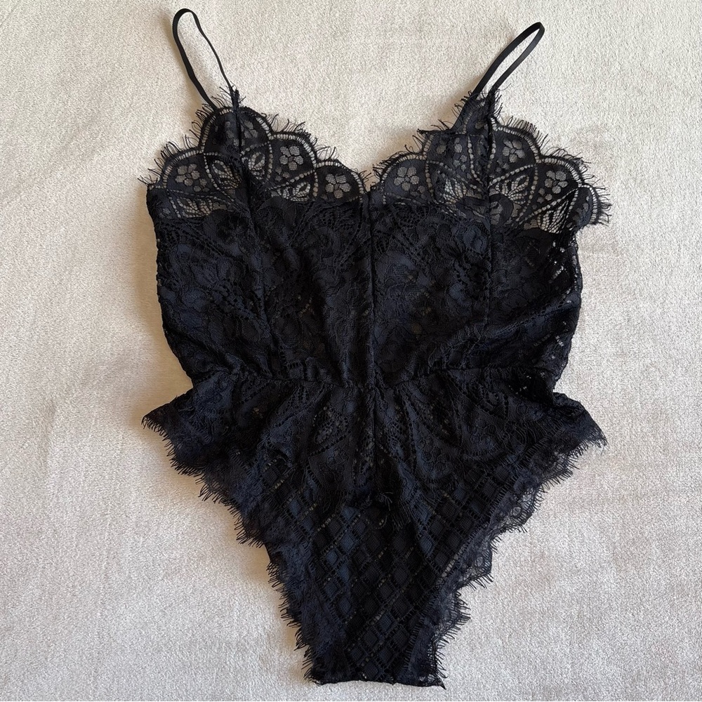 Black Lace Bodysuit